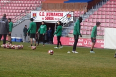 Ua imagen de la mañana en el nuevo estadio de Los Pajait