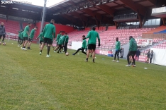 Ua imagen de la mañana en el nuevo estadio de Los Pajait