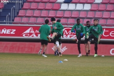 Ua imagen de la mañana en el nuevo estadio de Los Pajait