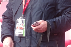 Ua imagen de la mañana en el nuevo estadio de Los Pajait