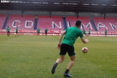 Ua imagen de la mañana en el nuevo estadio de Los Pajait