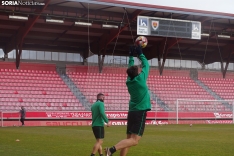 Ua imagen de la mañana en el nuevo estadio de Los Pajait