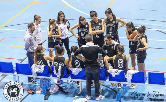 Imagen de un partido reciente del CSB en el polideportivo San Andrés. /Goyo de la Iglesia