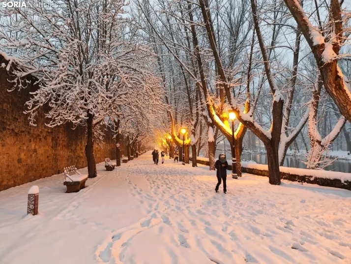 El Duero, la nieve y San Saturio; un escenario de pel&iacute;cula