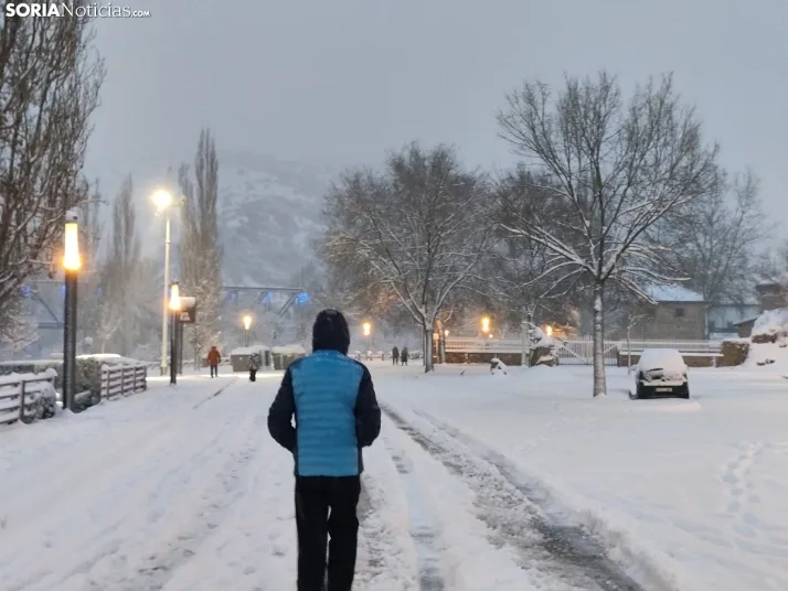 El Duero, la nieve y San Saturio; un escenario de pel&iacute;cula