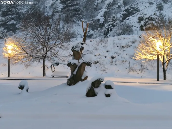 El Duero, la nieve y San Saturio; un escenario de pel&iacute;cula