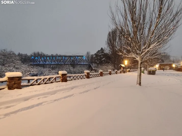 El Duero, la nieve y San Saturio; un escenario de pel&iacute;cula