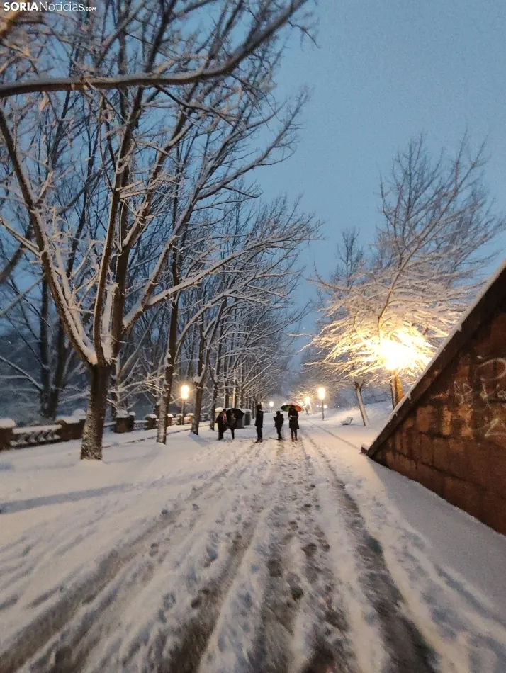 El Duero, la nieve y San Saturio; un escenario de pel&iacute;cula