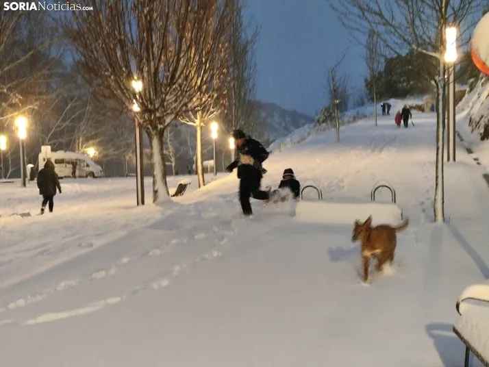 El Duero, la nieve y San Saturio; un escenario de pel&iacute;cula
