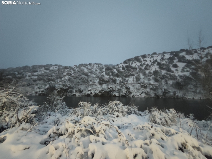 El Duero, la nieve y San Saturio; un escenario de pel&iacute;cula