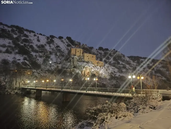 El Duero, la nieve y San Saturio; un escenario de pel&iacute;cula