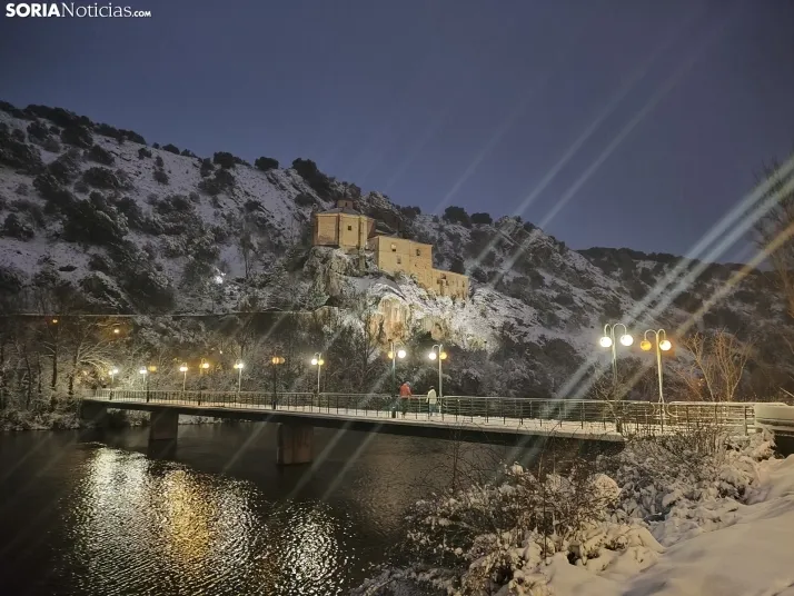 El Duero, la nieve y San Saturio; un escenario de pel&iacute;cula