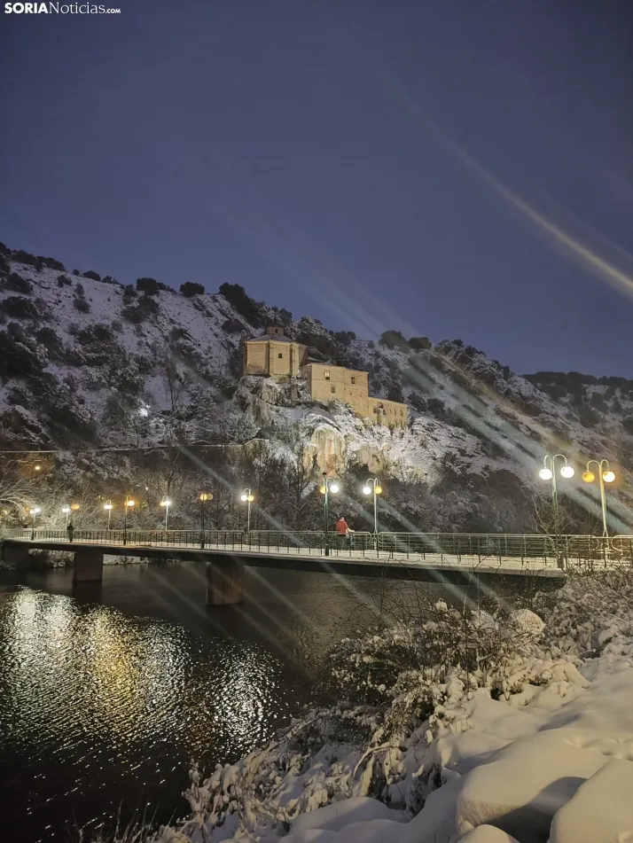 El Duero, la nieve y San Saturio; un escenario de pel&iacute;cula