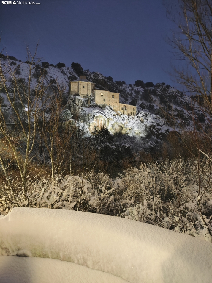 El Duero, la nieve y San Saturio; un escenario de pel&iacute;cula