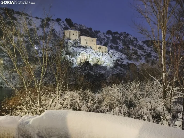 El Duero, la nieve y San Saturio; un escenario de pel&iacute;cula