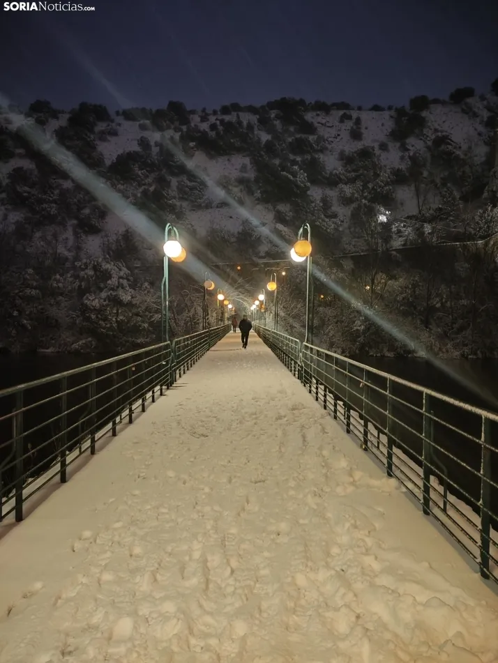 El Duero, la nieve y San Saturio; un escenario de pel&iacute;cula