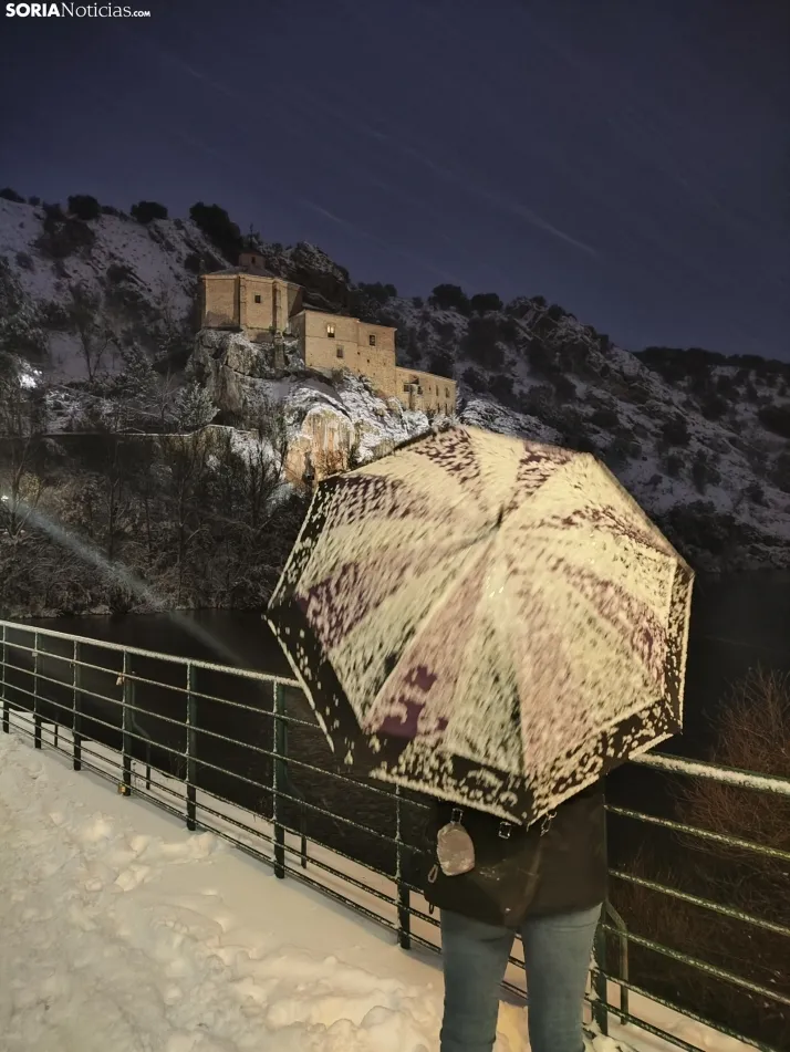 El Duero, la nieve y San Saturio; un escenario de pel&iacute;cula
