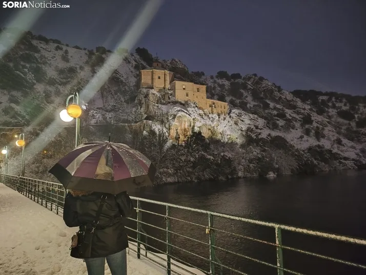 El Duero, la nieve y San Saturio; un escenario de pel&iacute;cula