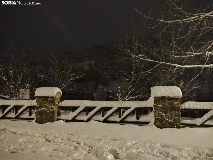 El Duero, la nieve y San Saturio; un escenario de pel&iacute;cula