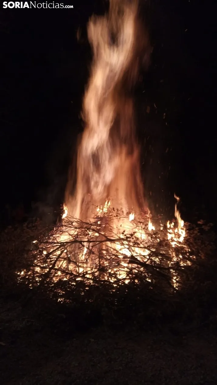 Fotos: Pedrajas celebra su luminaria con m&uacute;sica, vino y mucha carne a la brasa