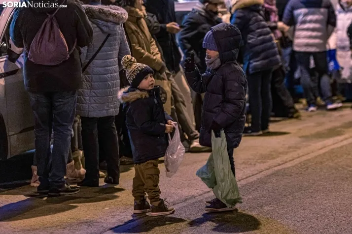 La magia de la cabalgata de los Reyes Magos en Soria capital, en im&aacute;genes