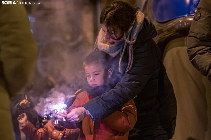 La magia de la cabalgata de los Reyes Magos en Soria capital, en im&aacute;genes
