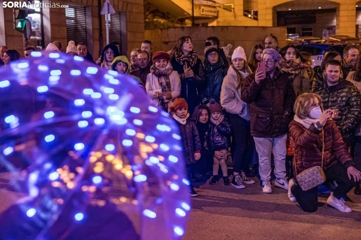 La magia de la cabalgata de los Reyes Magos en Soria capital, en im&aacute;genes