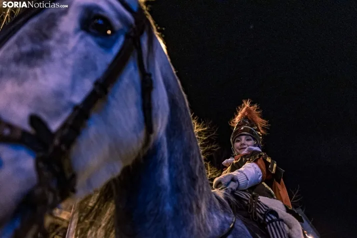 La magia de la cabalgata de los Reyes Magos en Soria capital, en im&aacute;genes