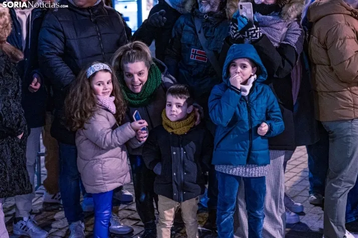 La magia de la cabalgata de los Reyes Magos en Soria capital, en im&aacute;genes