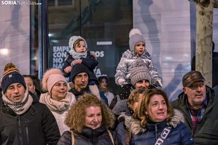 La magia de la cabalgata de los Reyes Magos en Soria capital, en im&aacute;genes