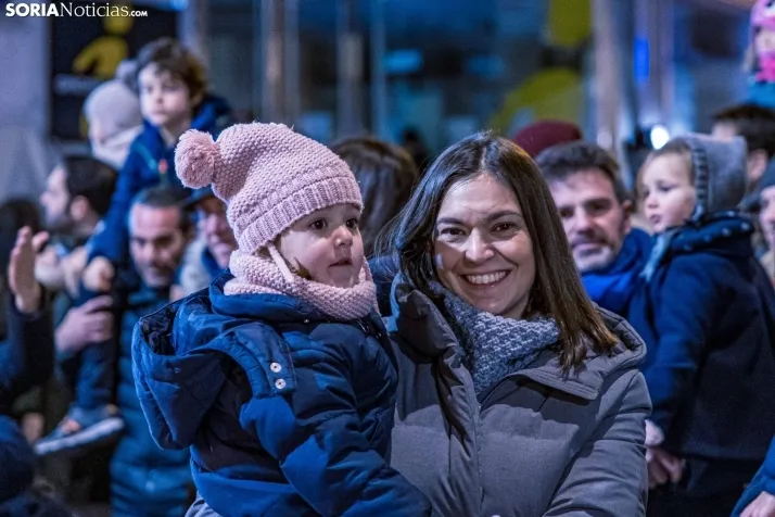 La magia de la cabalgata de los Reyes Magos en Soria capital, en im&aacute;genes