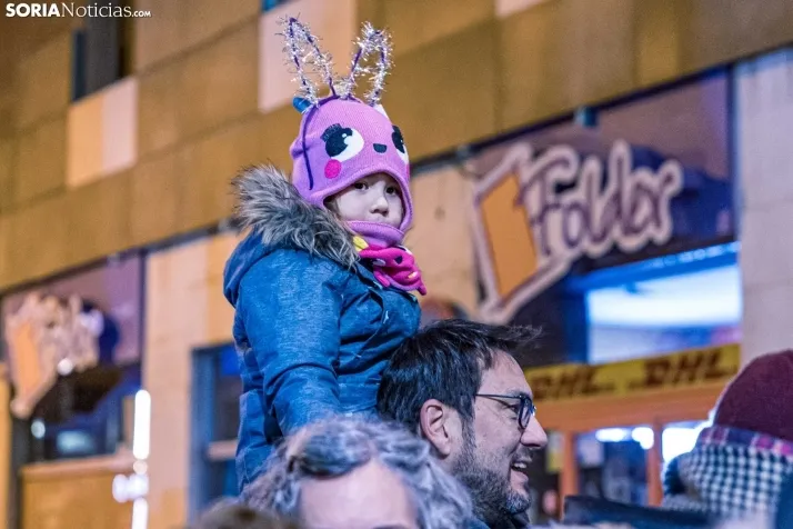 La magia de la cabalgata de los Reyes Magos en Soria capital, en im&aacute;genes