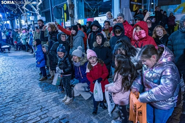 La magia de la cabalgata de los Reyes Magos en Soria capital, en im&aacute;genes