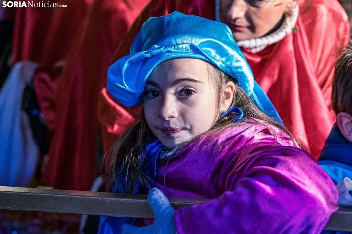 La magia de la cabalgata de los Reyes Magos en Soria capital, en im&aacute;genes