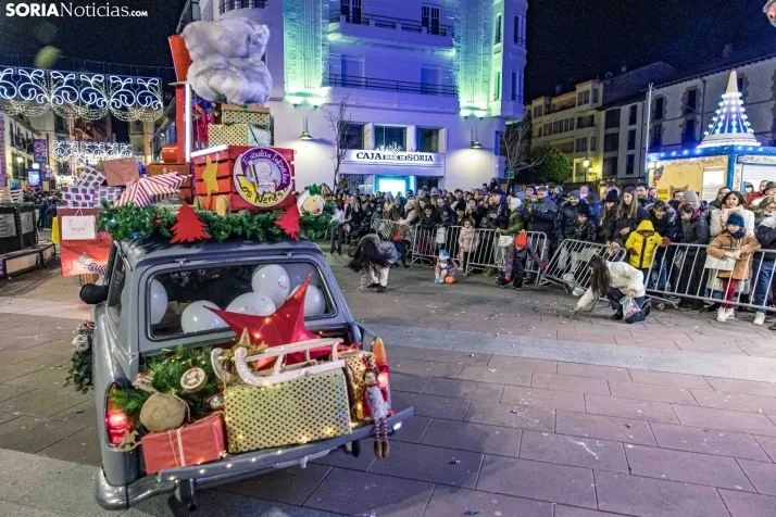 La magia de la cabalgata de los Reyes Magos en Soria capital, en im&aacute;genes
