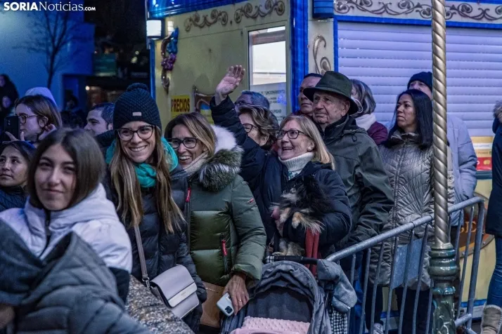 La magia de la cabalgata de los Reyes Magos en Soria capital, en im&aacute;genes