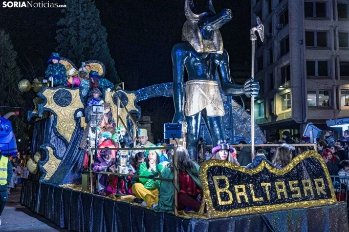 La magia de la cabalgata de los Reyes Magos en Soria capital, en im&aacute;genes