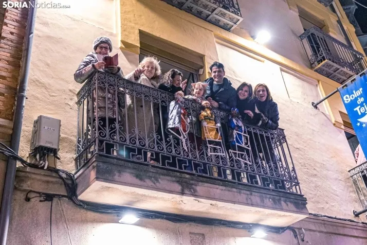 La magia de la cabalgata de los Reyes Magos en Soria capital, en im&aacute;genes
