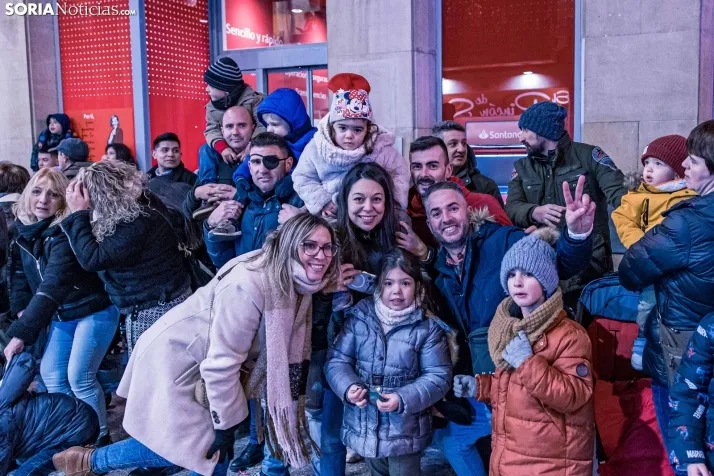 La magia de la cabalgata de los Reyes Magos en Soria capital, en im&aacute;genes