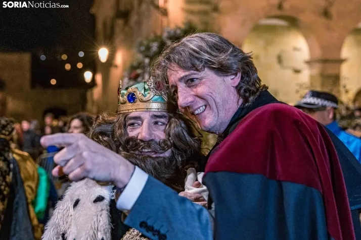La magia de la cabalgata de los Reyes Magos en Soria capital, en im&aacute;genes