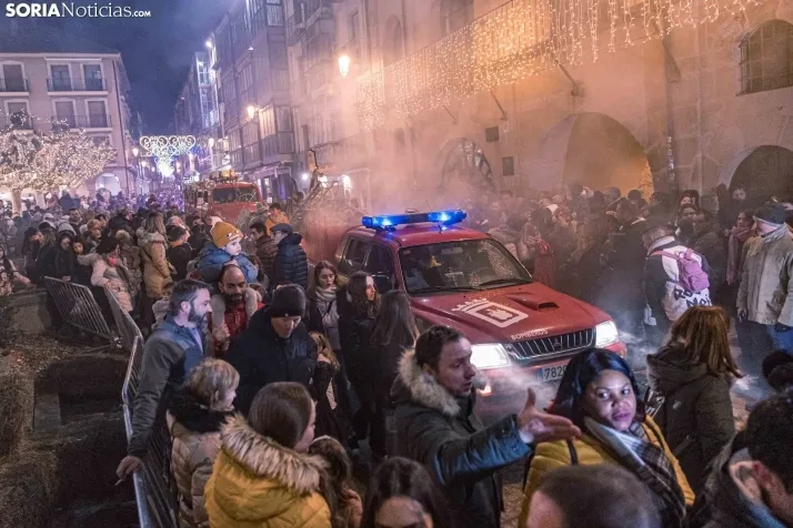 La magia de la cabalgata de los Reyes Magos en Soria capital, en im&aacute;genes