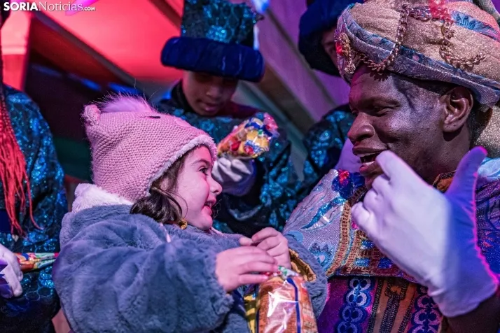 La magia de la cabalgata de los Reyes Magos en Soria capital, en im&aacute;genes