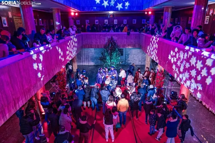 La magia de la cabalgata de los Reyes Magos en Soria capital, en im&aacute;genes