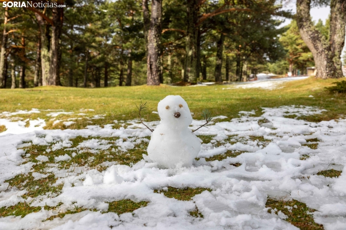 Aviso amarillo por nevadas en la Ibérica soriana