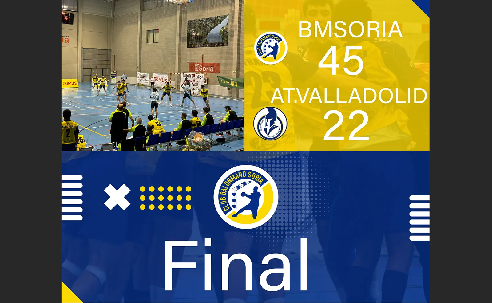 Foto 2 - BM Soria vs Recoletas Valladolid: 45-22