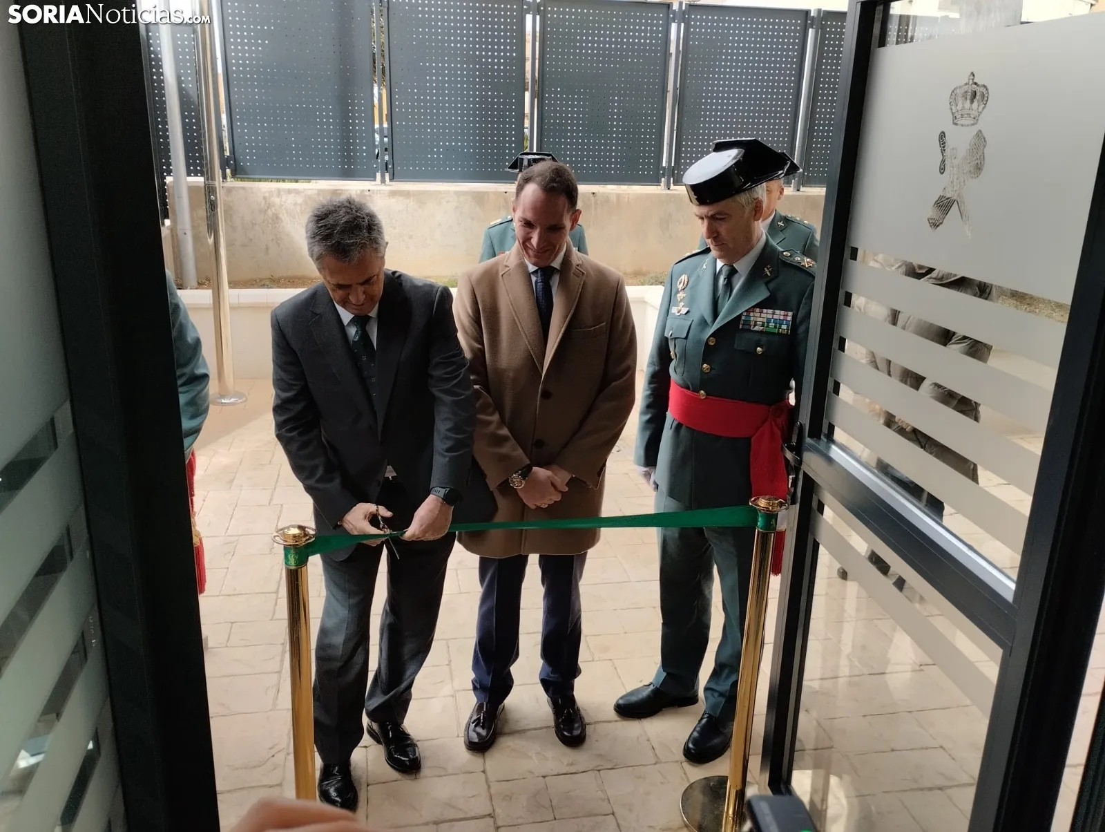 Inauguración del nuevo cuartel de San Esteban de Gormaz.