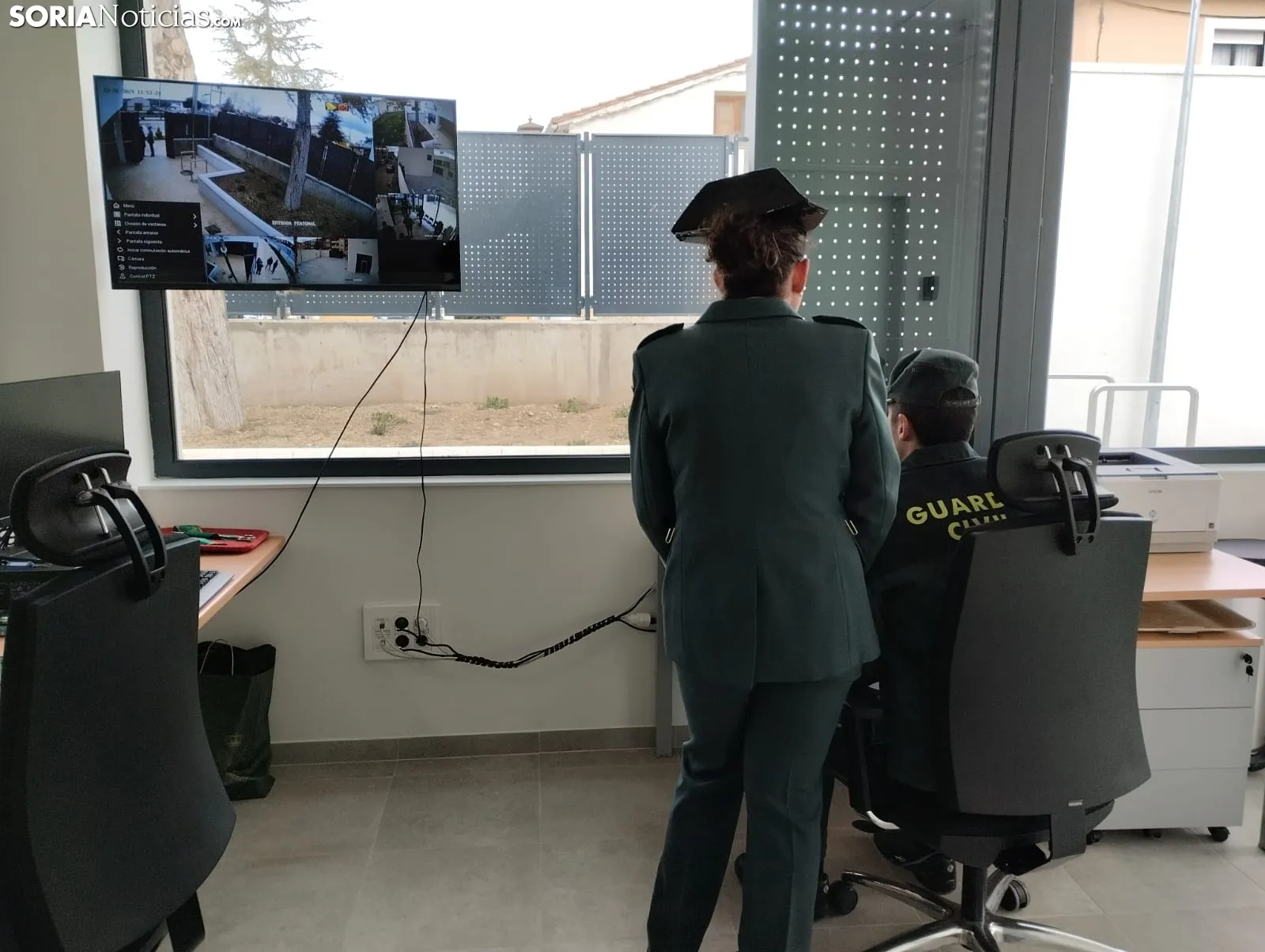 Inauguración del nuevo cuartel de San Esteban de Gormaz.