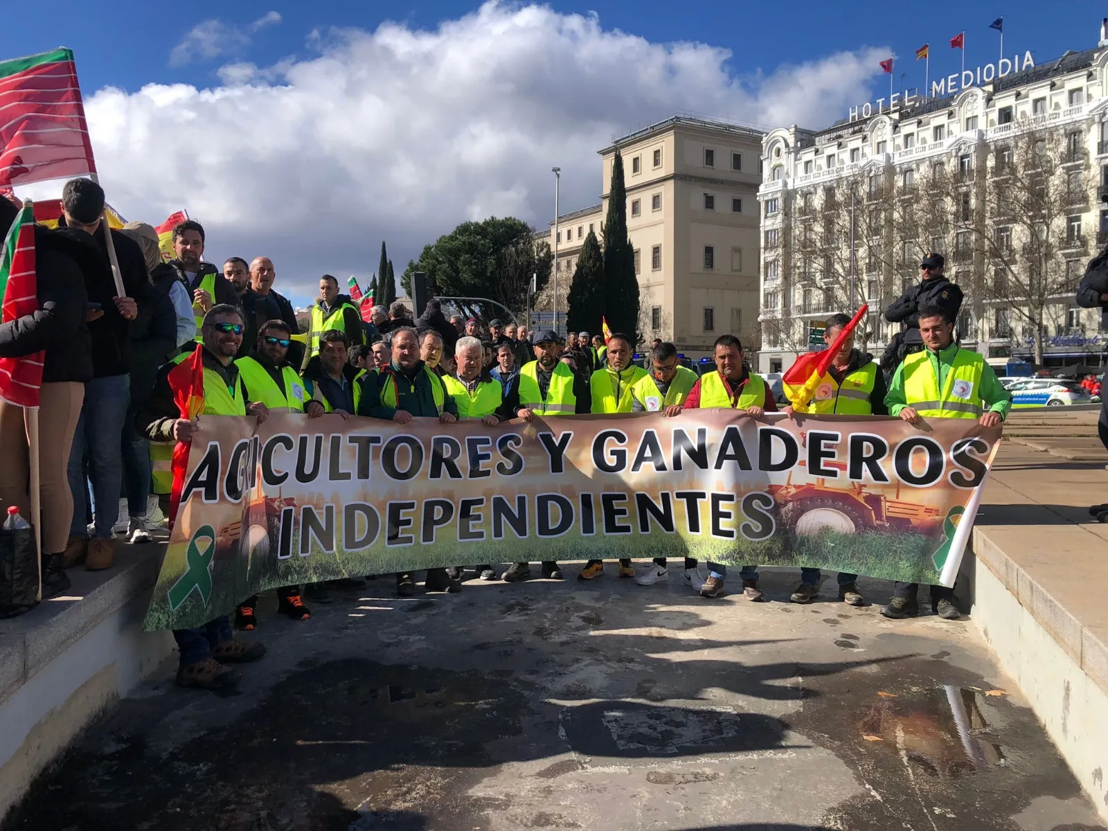Imagen cedida por los manifestantes independientes