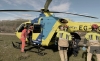 Imagen del traslado en helicóptero de la otra mujer herida. /BDL