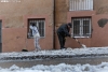 Trabajos para retirar la nieve en Soria.